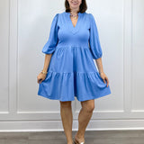 The Tory Ponte Dress - Oxford Short Dresses Smith & Quinn