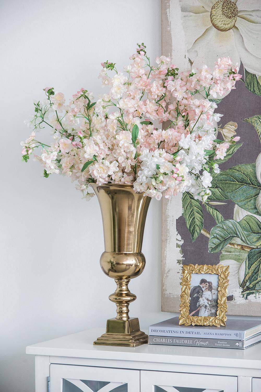Thin Stacked Leaf Gold Frame - 4x6" Home Decor A&B Home Group Inc.