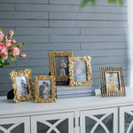 Thin Stacked Leaf Gold Frame - 4x6" Home Decor A&B Home Group Inc.