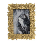 Thin Stacked Leaf Gold Frame - 4x6" Home Decor A&B Home Group Inc.
