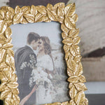 Thin Stacked Leaf Gold Frame - 4x6" Home Decor A&B Home Group Inc.