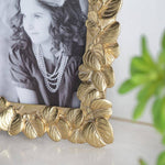 Thin Stacked Leaf Gold Frame - 4x6" Home Decor A&B Home Group Inc.
