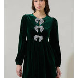 Tied with a Bow Dress Short Dresses Sugarlips