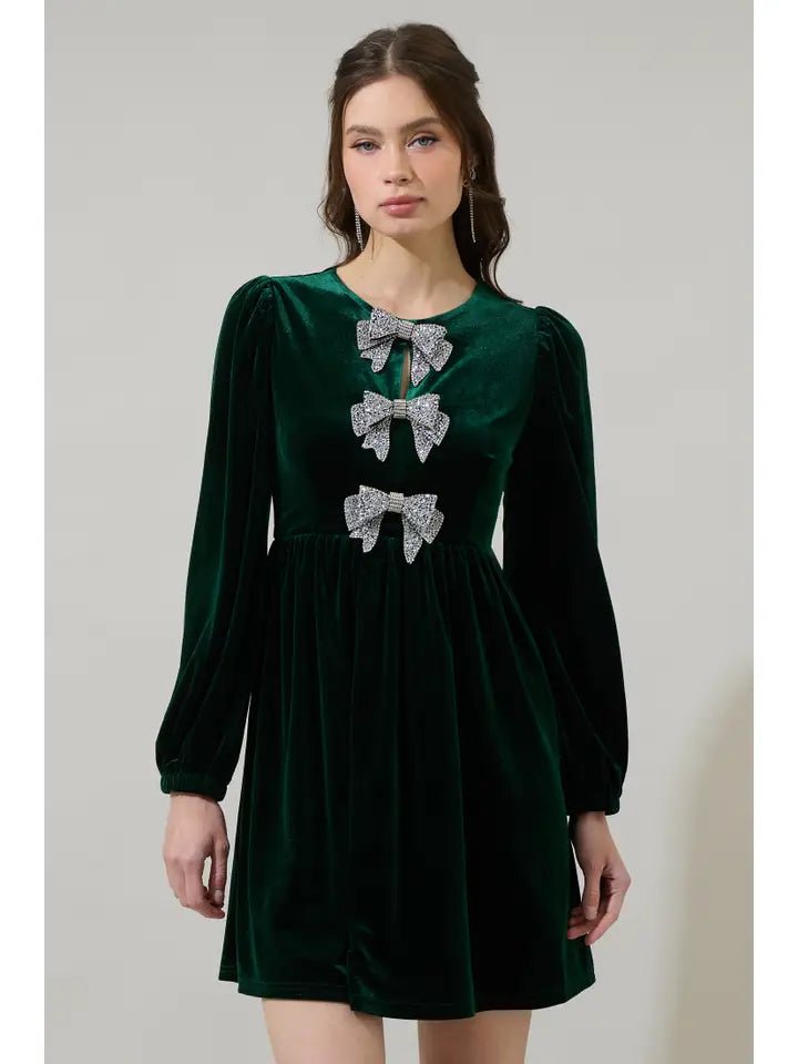 Tied with a Bow Dress Short Dresses Sugarlips
