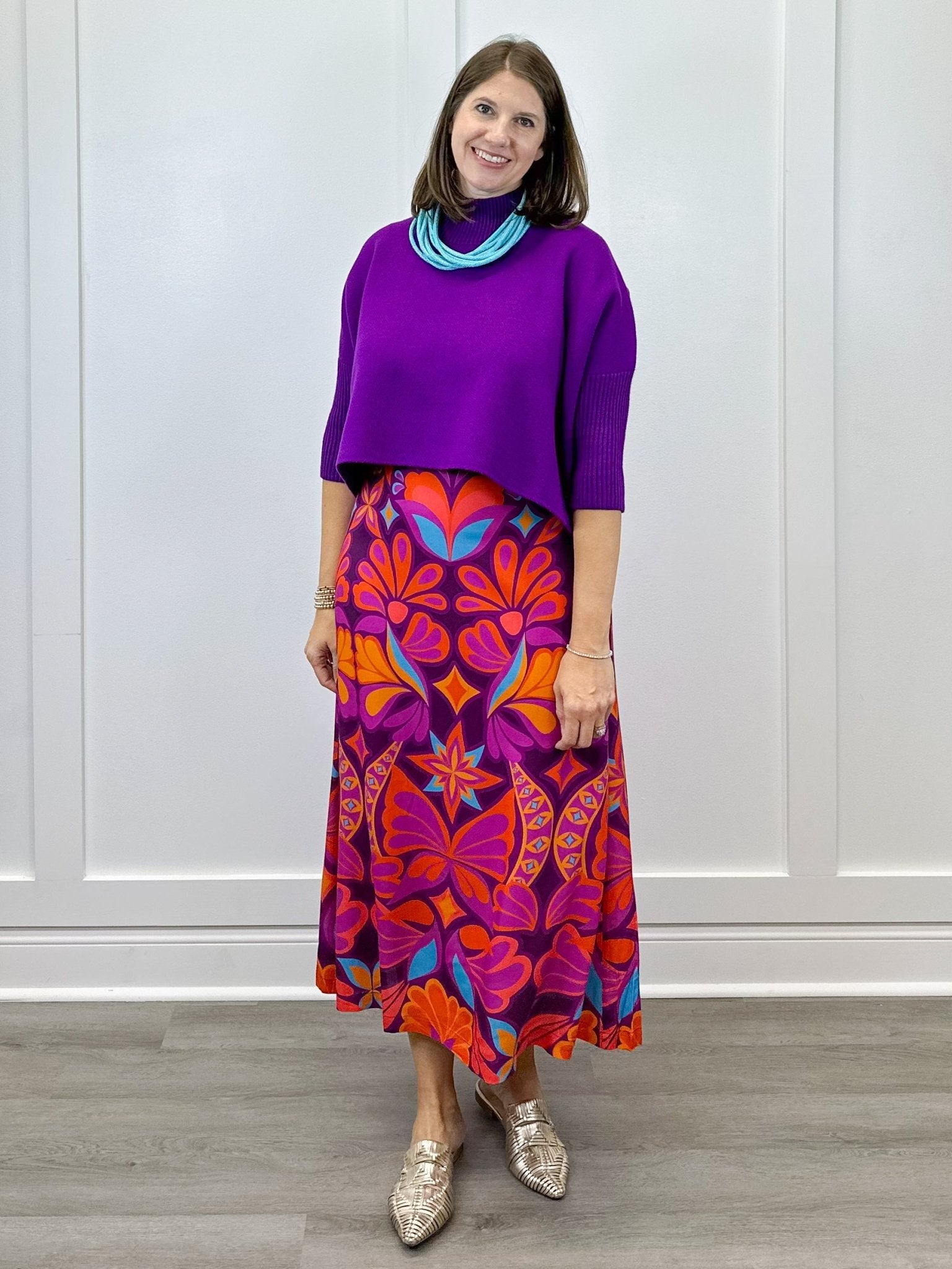 Tiffany Skirt - Purple Skirts Briton Court