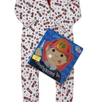 To the Rescue Printed Zipper Footie Baby Sleepwear Magnolia Baby