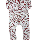 To the Rescue Printed Zipper Footie Baby Sleepwear Magnolia Baby
