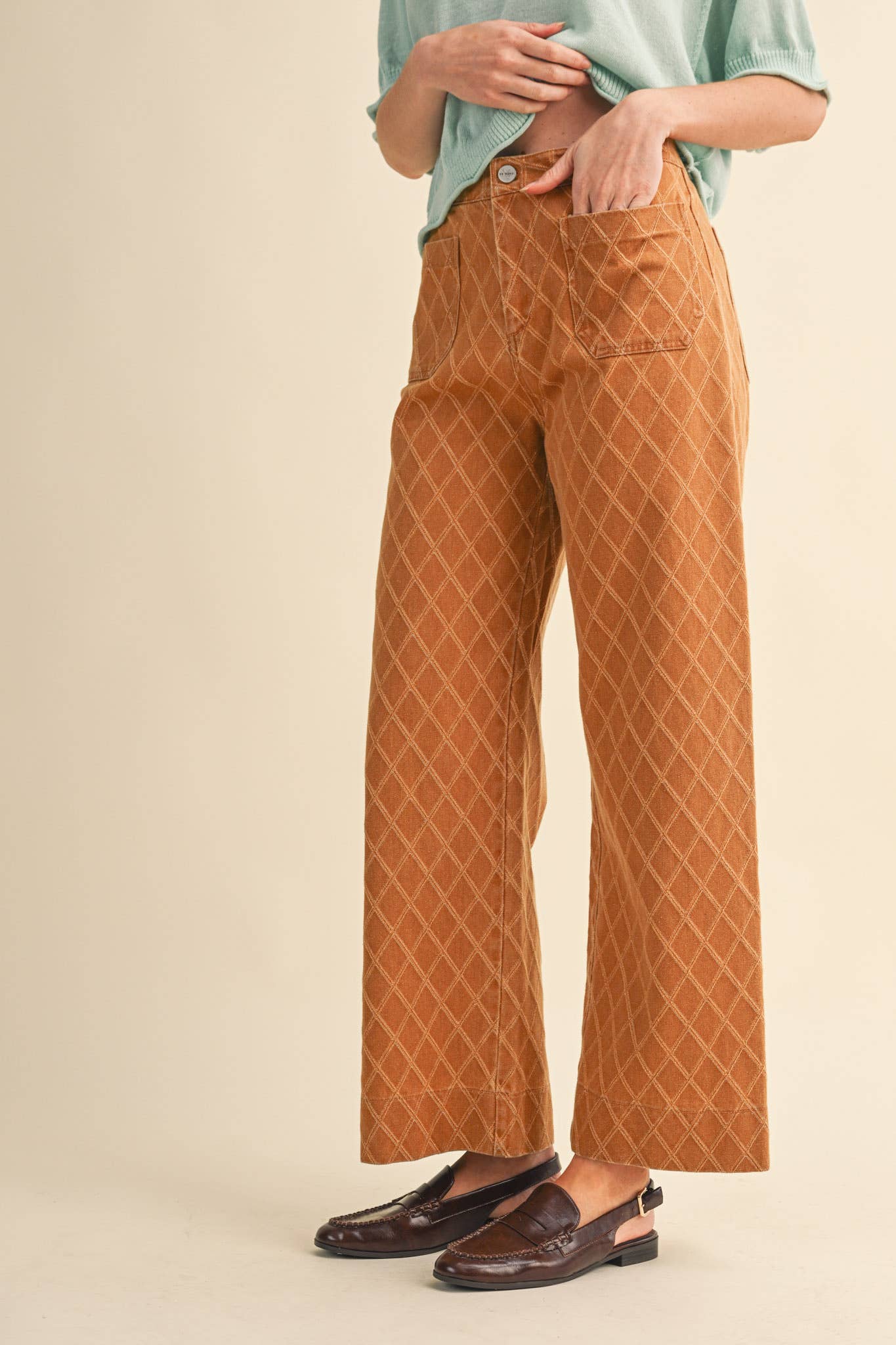 Toffee Trellis Pants Pants &MERCI