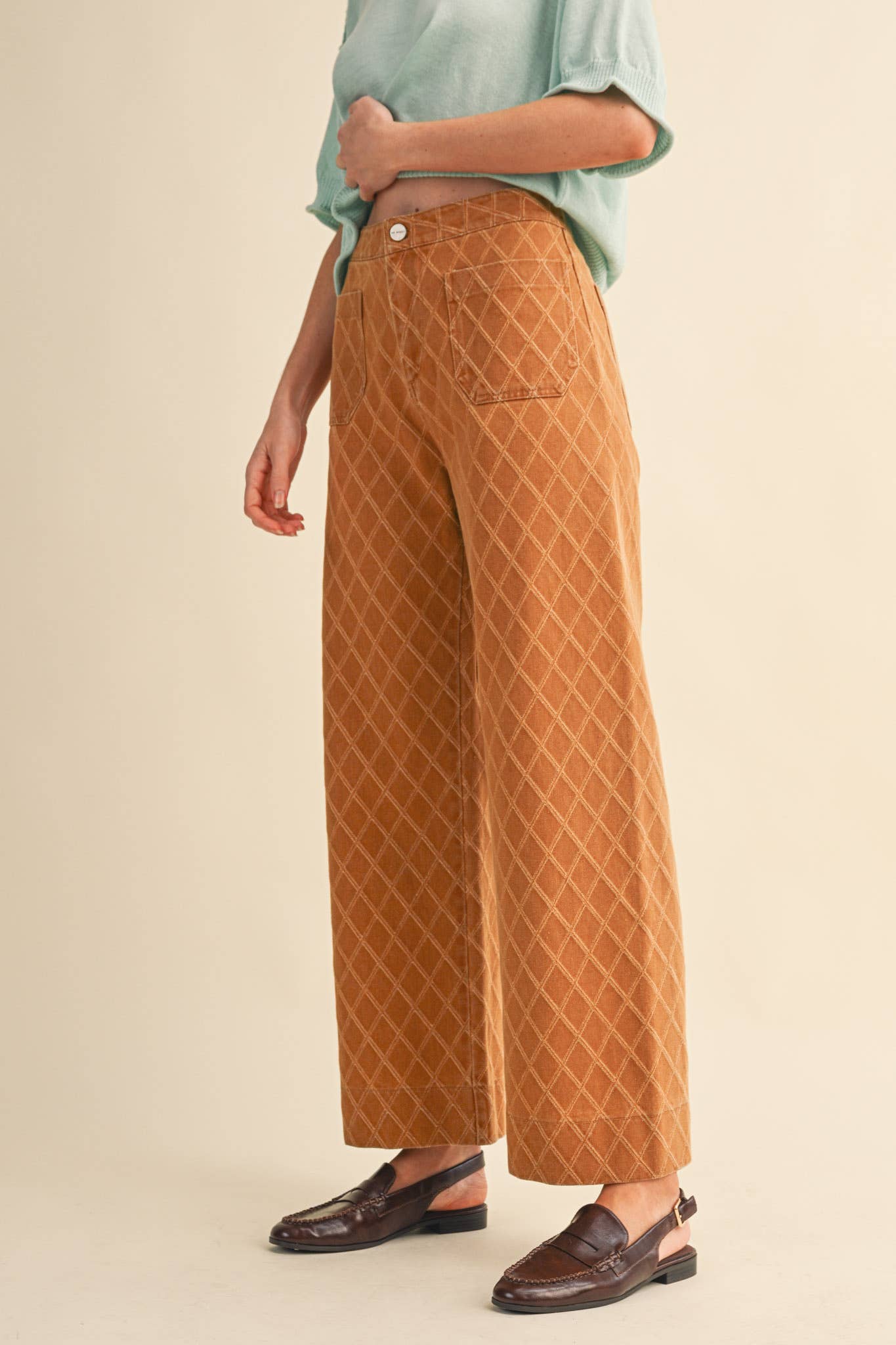 Toffee Trellis Pants Pants &MERCI
