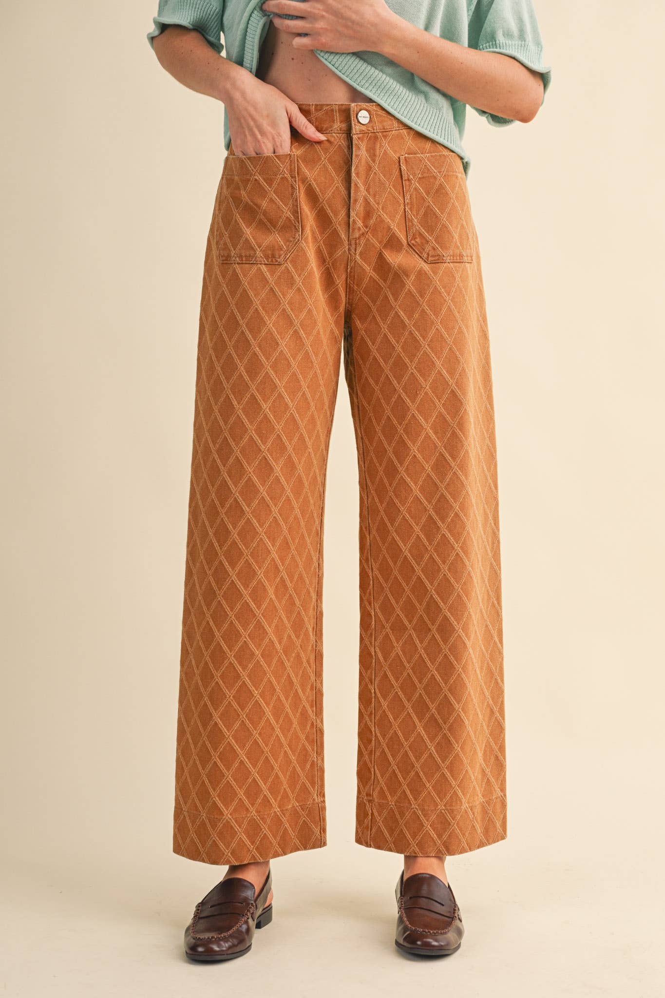 Toffee Trellis Pants Pants &MERCI