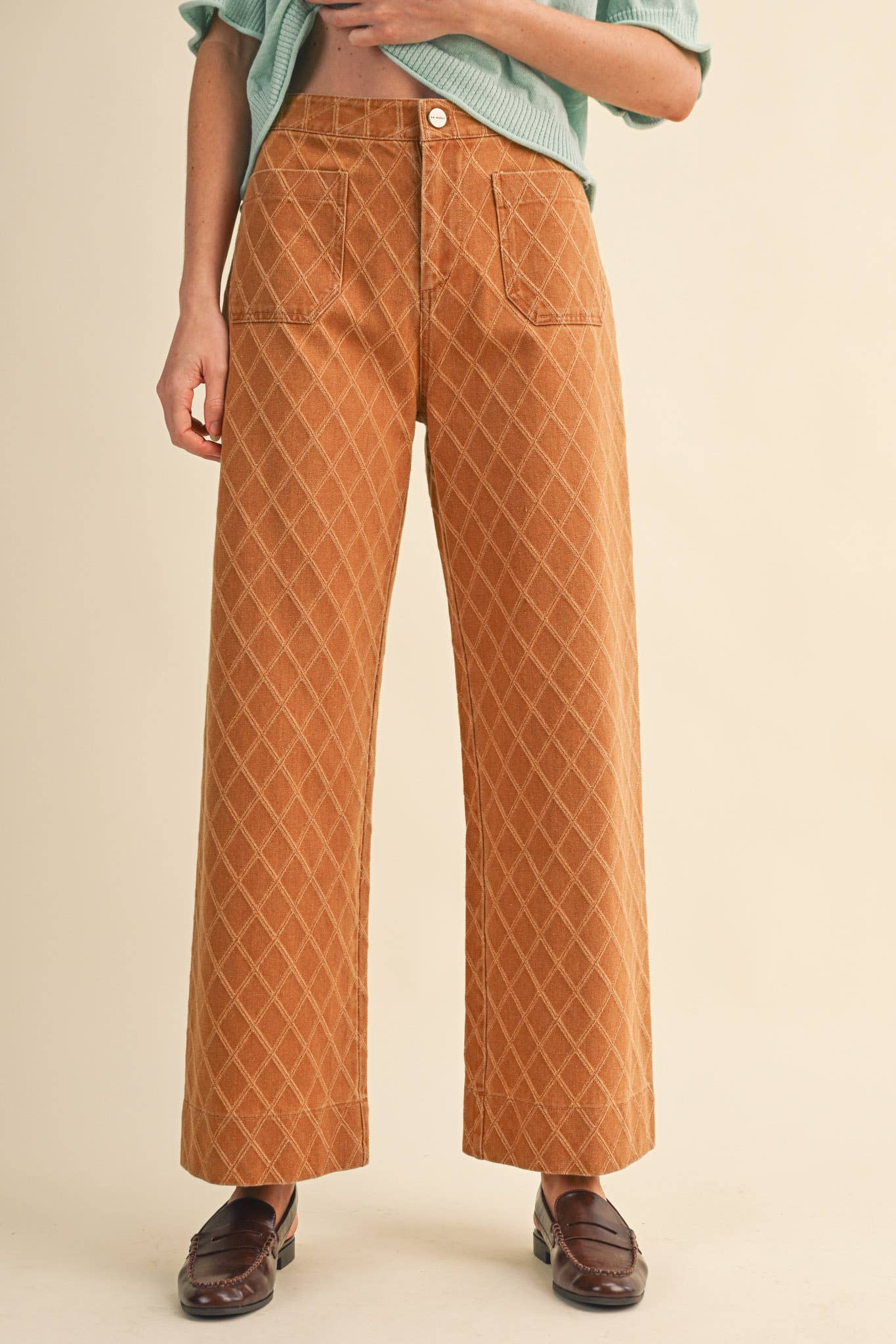 Toffee Trellis Pants Pants &MERCI