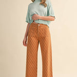 Toffee Trellis Pants Pants &MERCI