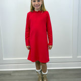Tory Dress - Red - Sugar Babies Children's Boutique/Meg's Shoppe