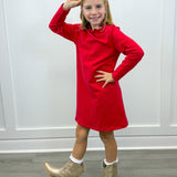 Tory Dress - Red - Sugar Babies Children's Boutique/Meg's Shoppe