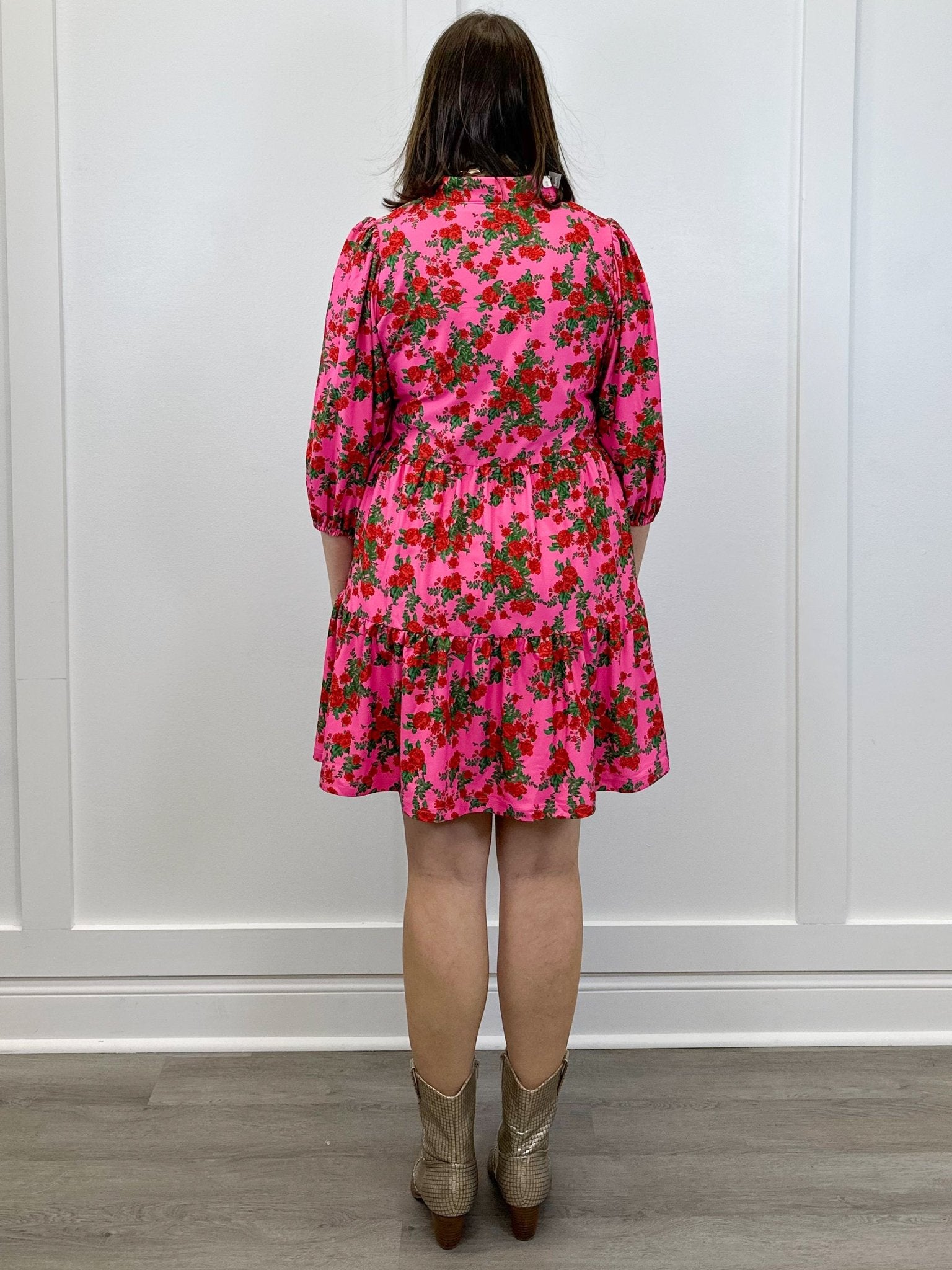 Tory Dress - Shrub Rose Short Dresses Smith & Quinn