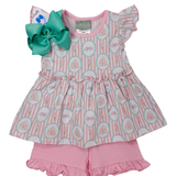 Townes Twirl Short Set - Sand Castle Girls Sets Sage & Lilly