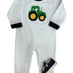 Tractor Boys Romper Boys Bubbles + Rompers Three Sisters