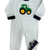 Tractor Boys Romper Boys Bubbles + Rompers Three Sisters