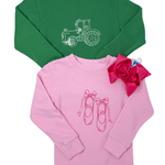 Tractor Sweatshirt - Green Boys Sweaters + Sweatshirts Mustard & Ketchup