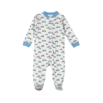 Tractors Pima Zipper Footie - Sugar Babies Children's Boutique/Meg's Shoppe