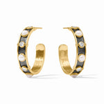 Tribeca Hoop - Pearl - Medium Earrings Julie Vos
