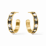 Tribeca Hoop - Pearl - Medium Earrings Julie Vos