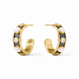 Tribeca Hoop - Pearl - Small Earrings Julie Vos