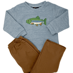 Trout Sweater - Sugar Babies Children's Boutique/Meg's Shoppe