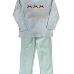 Turkey Applique Boys Pant Set Boys Sets Banana Split