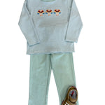 Turkey Applique Boys Pant Set Boys Sets Banana Split