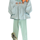 Turkey Applique Legging Set Girls Sets Banana Split