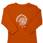Turkey L/S Shirt - Burnt Orange Boys Tees Mustard & Ketchup