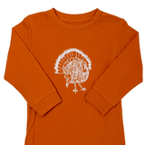 Turkey L/S Shirt - Burnt Orange Boys Tees Mustard & Ketchup