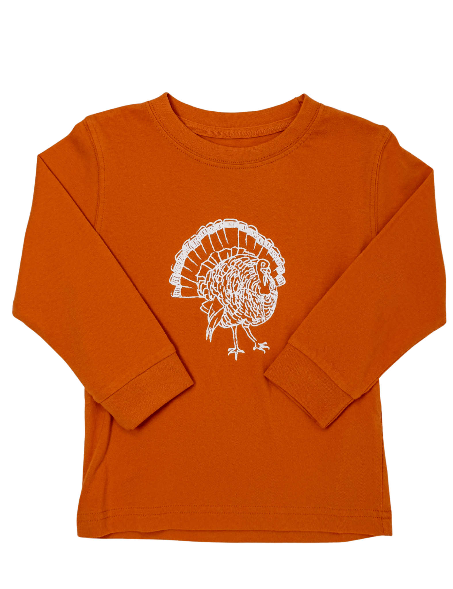 Turkey L/S Shirt - Burnt Orange Boys Tees Mustard & Ketchup
