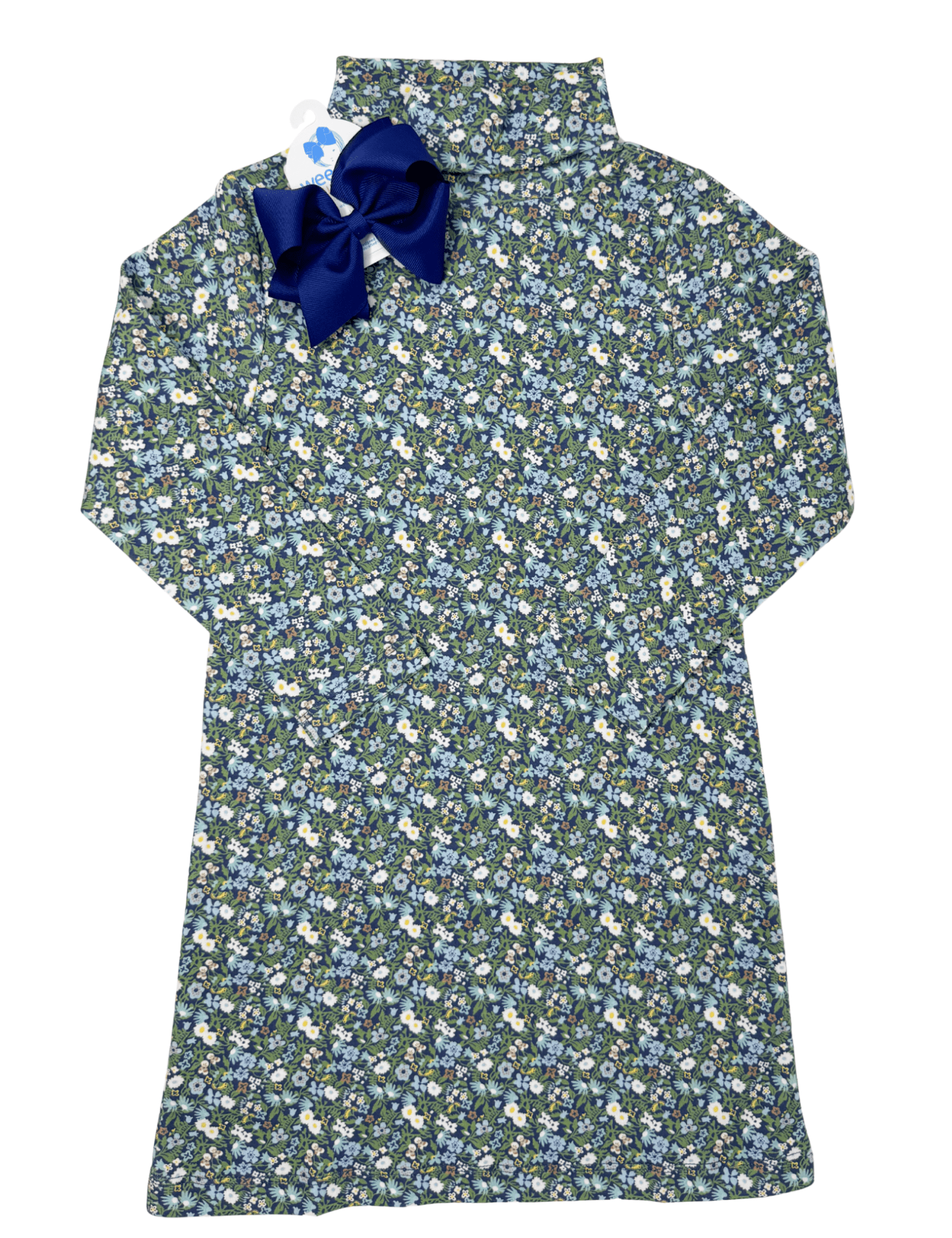 Turtleneck Dress - Winslow Floral - Sugar Babies Children's Boutique/Meg's Shoppe