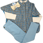 Twiggy Cords - Light Blue Girls Pants + Leggings Bisby