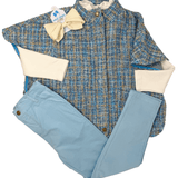 Twiggy Cords - Light Blue Girls Pants + Leggings Bisby