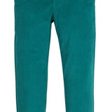 Twiggy Pants - Peacock Velvet Girls Pants + Leggings Bisby
