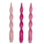Twist & Glow Pink Hue 12" Tapers Candles Two's Company