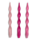 Twist & Glow Pink Hue 12" Tapers Candles Two's Company