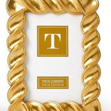 Twist Gold Leaf Frame - 4x6 Home Decor Two's Company