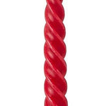 Twist Taper Candles Set of 2 - Assorted Seasonal Two's Company Red