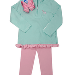 Unicorn 1/4 Zip Pullover Set Girls Sets Itsy Bitsy