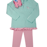 Unicorn 1/4 Zip Pullover Set Girls Sets Itsy Bitsy