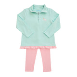 Unicorn 1/4 Zip Pullover Set Girls Sets Itsy Bitsy