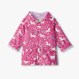 Unicorn Forest Snap Rain Coat Girls Outerwear Hatley