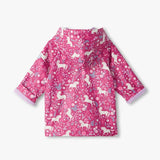 Unicorn Forest Snap Rain Coat Girls Outerwear Hatley