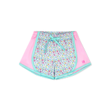 Elise Short - Whimsy Wildflowers Girls Shorts Set Athleisure