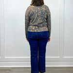 V-Neck Knit Top w/ Side Slits - Turmeric Tops Tribal
