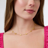 Valencia Delicate Station Necklace - Gold Necklaces Julie Vos